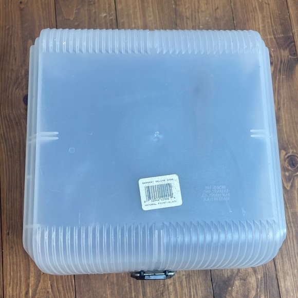 Vintage Sassaby makeup case frost white and black - Picture 8 of 8